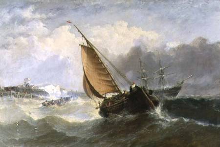 Broadstairs, Squally Weather von Adolphus Knell