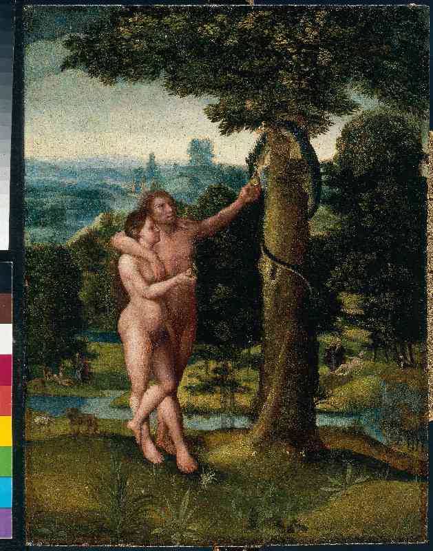 Adam und Eva von Adriaen Isenbrant