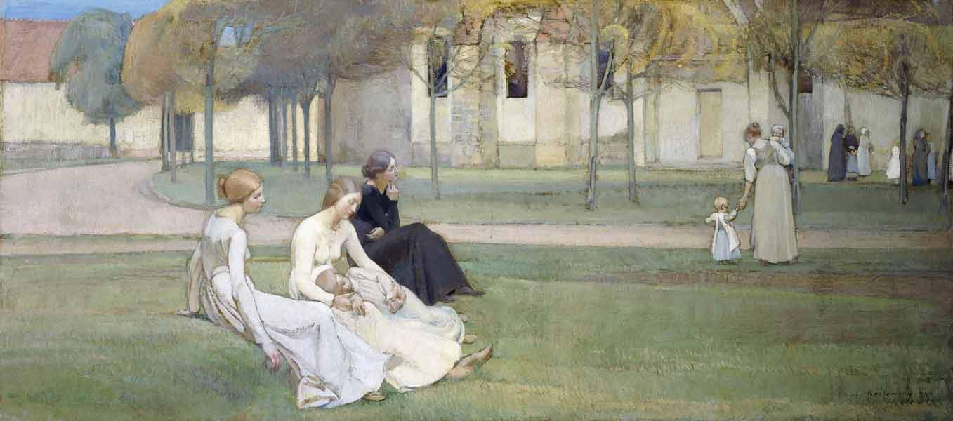Im Garten der Pröpstin (Le Jardin du Prieure) 1894