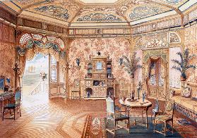 Gartenhaus im englischen Stil, Interior Decoration, 1893 1893