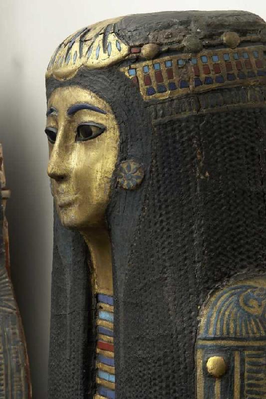 Mumiendecke der Amunpriesterin Takait (Detail). 13. Jahrhundert v.Chr. von Ägyptisch