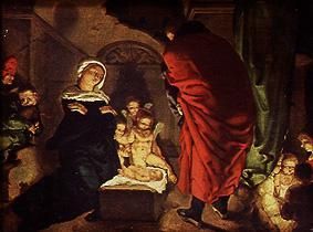 Die Geburt Christi. von Aert Claes