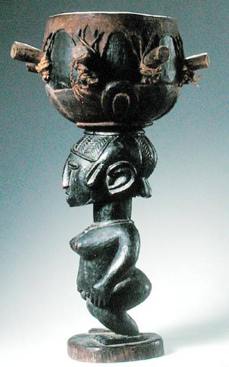 Baga Karyatiden Drum from Guinea von African