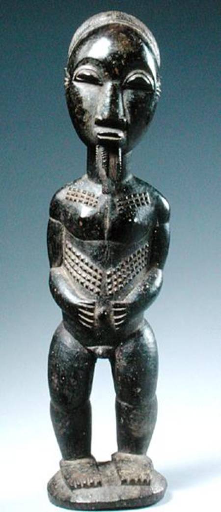 Baule Blolo Bian Figure from Ivory Coast von African