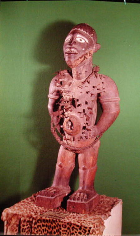 Fetish figure with nails, Bakongo Population von African