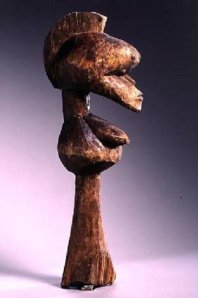 Baga D'Mba-Da-Tshol Head from Guinea (wood & nails)
