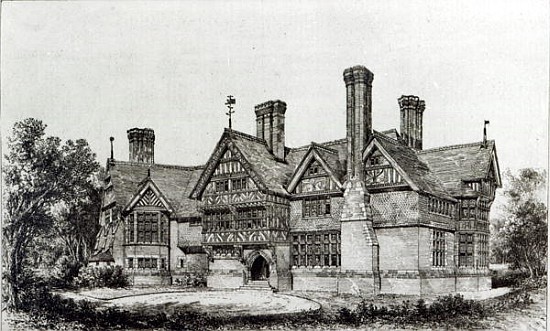 House recently erected at Harrow Weald, from ''The Building News'', 6th September 1872 von (after) English School