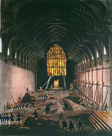 The Interior of Westminster Hall von (after) English School