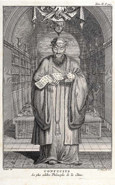Kong-Fu-Tse, or Confucius, the Most Celebrated Philosopher of China; engraved by Henry Fletcher (fl. von (after) Honbleau