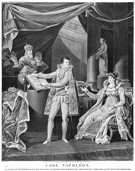 His Majesty the Emperor and King Napoleon I (1769-1861) showing the Empress-Queen Marie-Louise (1791 von (after) Charles Monnet
