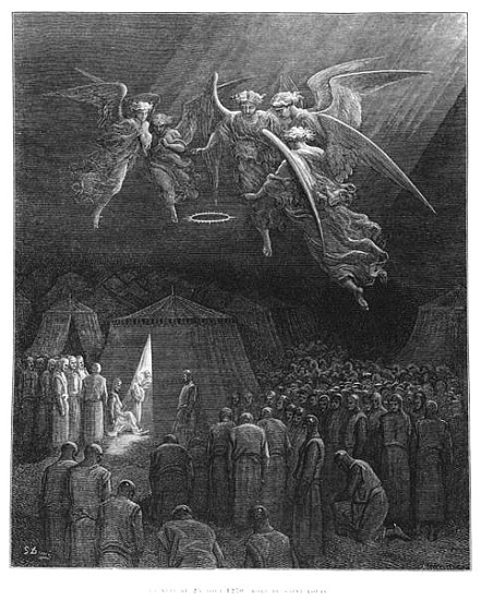 Night of 25th August 1270, Death of St. Louis (1214-70), illustration from ''Histoire des Croisades' von (after) Gustave Dore