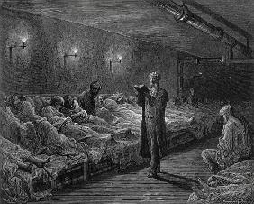 Scripture Reader in a Night Refuge, from ''London, a Pilgrimage'', written by William Blanchard Jerr
