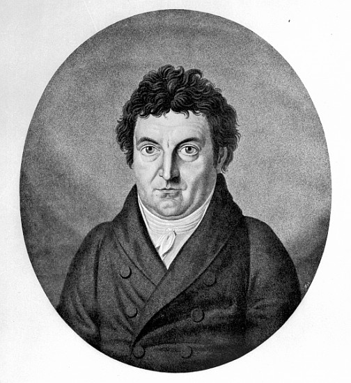 Johann Gottlieb Fichte; engraved by Johann Friedrich Jugel after a painting of 1808 von (after) Heinrich Anton Dahling