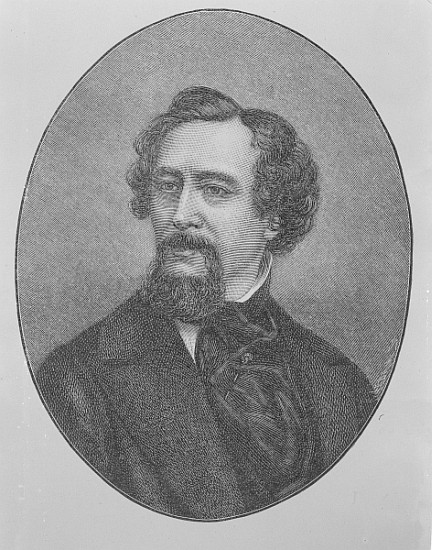 Charles John Huffam Dickens (1812-70) von (after) John Jabez Edwin Paisley Mayall
