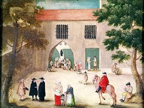 Distributing Alms to the Poor, from ''L''Abbaye de Port-Royal'', c.1710
