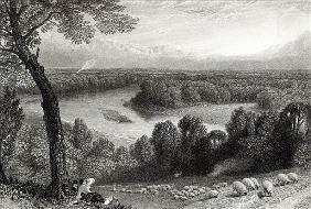 The Thames from Richmond Hill; engraved by J. Saddler, printed Cassell, Petter & Galvin