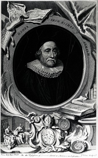 James Ussher; engraved by George Vertue von (after) Sir Peter Lely