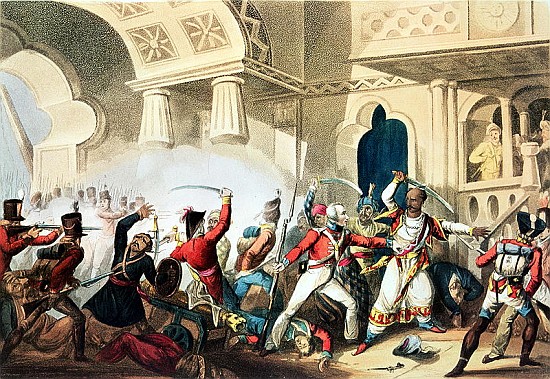 The Storming of Seringapatam, 4th May 1799; engraved by Thomas Sutherland (b.c.1785) von (after) William Heath