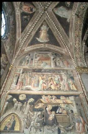La Cappella della Sacra Cintola (The Chapel of the Sacred Girdle) detail depicting scenes from the L 1392-95