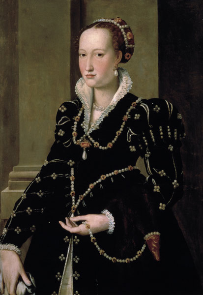 Portrait of Laudomia de Medici von Agnolo Bronzino