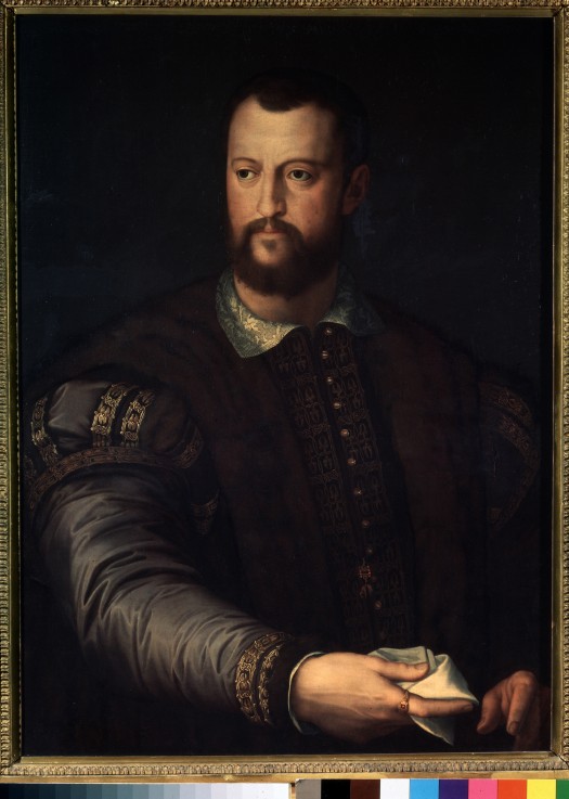 Porträt Cosimo I. de' Medici, Grossherzog von Toskana (1519-1574) von Agnolo Bronzino