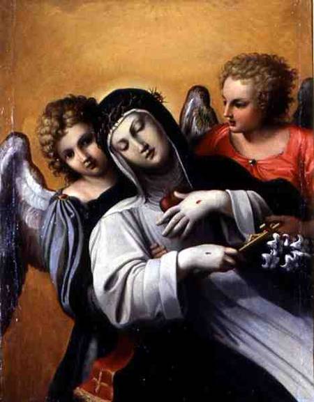 The Ecstasy of Saint Catherine von Agostino Carracci