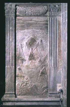 The influences of the Moon from a series of reliefs depicting the planetary symbols and signs of the