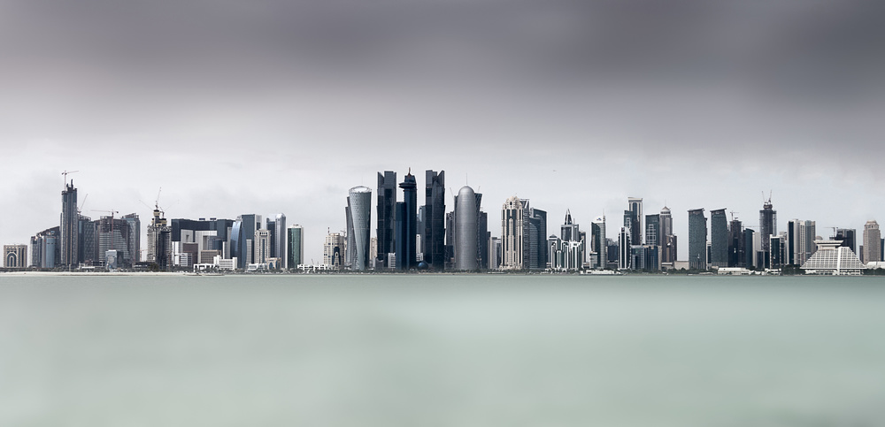 Bewölktes Doha .. von Ahmed Lashin