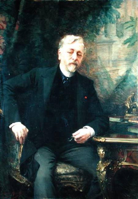 Portrait of Gustave Eiffel (1832-1923) von Aimé Nicolas Morot