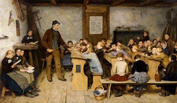 Dorfschule von Albert Anker