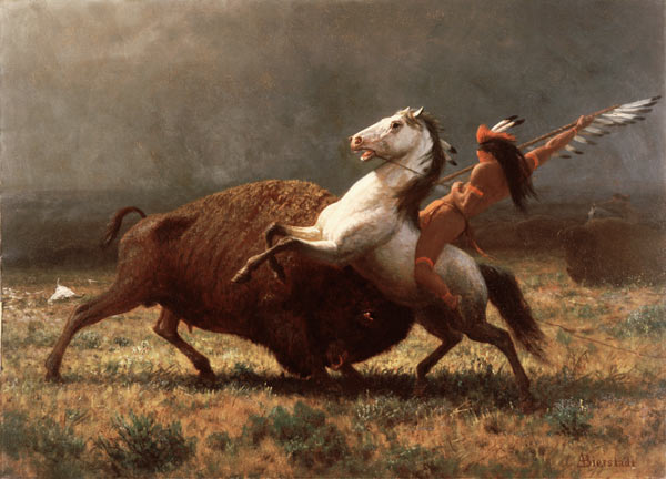 The Last Of The Buffalo von Albert Bierstadt