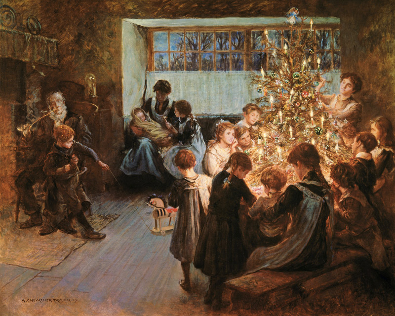 The Christmas Tree von Albert Chevallier Tayler