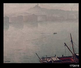 Der Hafen von Marseille 1915