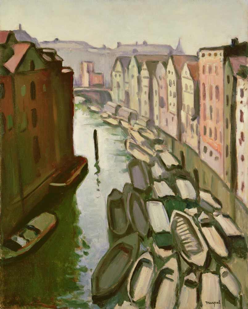 Die Docks in Hamburg von Albert Marquet