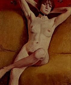 Nackte Frau auf dem Diwan von Albert Marquet