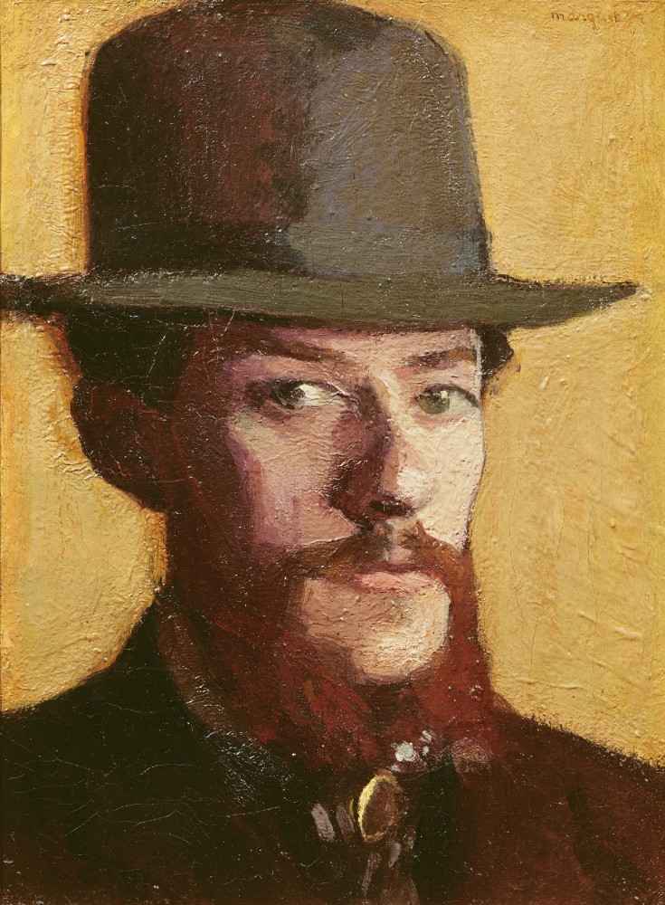 Porträt von Monsieur Mouliet in einem Hut von Albert Marquet