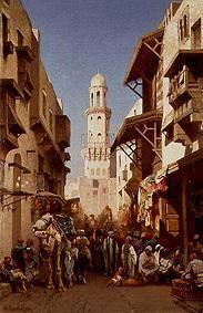 Die Moristan Moschee in Kairo. 1861