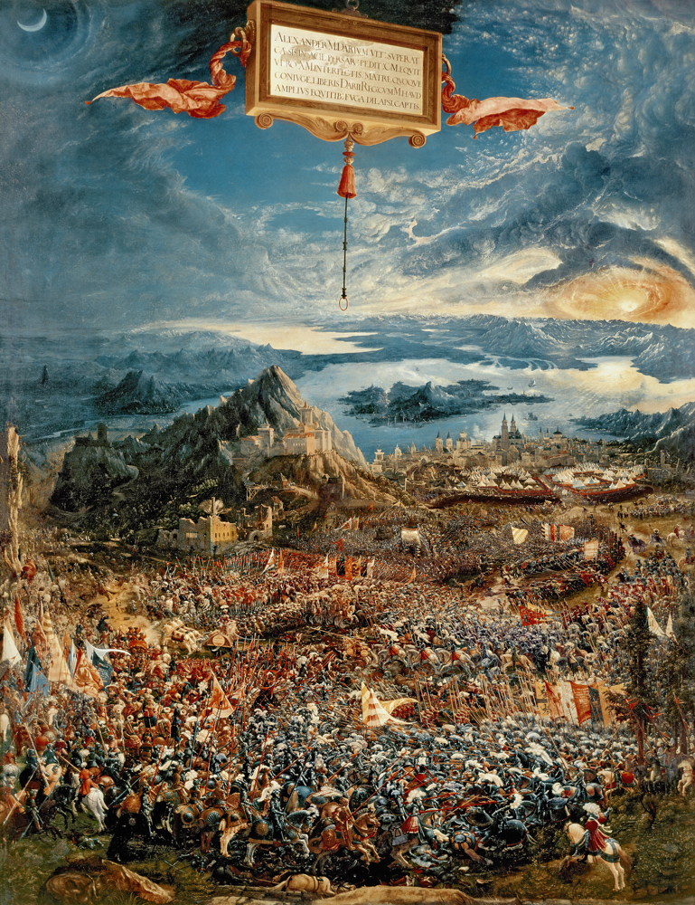 Die Alexanderschlacht (Schlacht bei Issos) von Albrecht Altdorfer