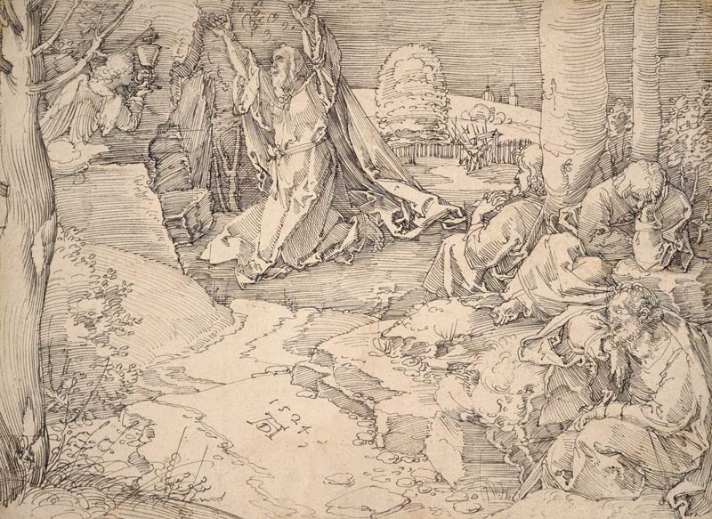 Christus am Ölberg von Albrecht Dürer