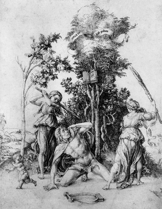 Der Tod des Orpheus von Albrecht Dürer