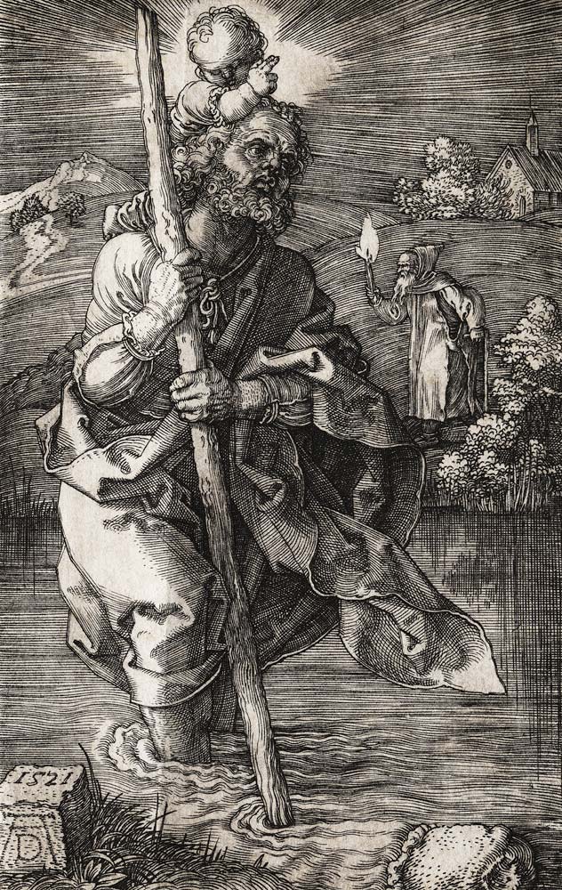 Der heilige Christophorus von Albrecht Dürer