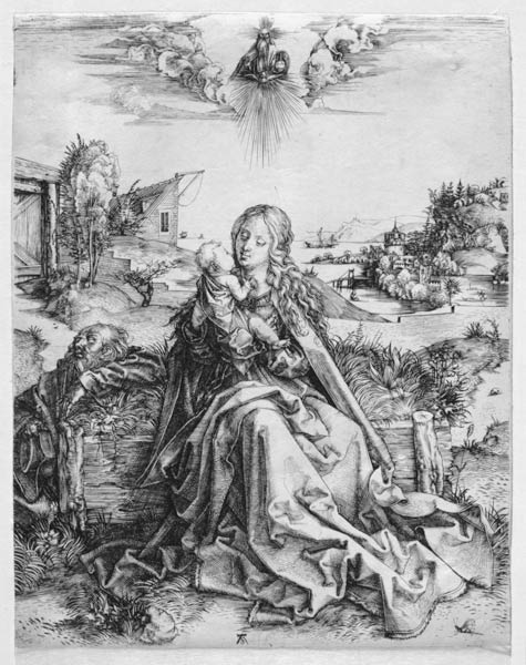 Die heilige Familie mit der Libelle von Albrecht Dürer