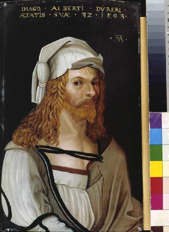 Bildnis Albrecht Dürers (im Ausschnitt n - Albrecht Dürer als
