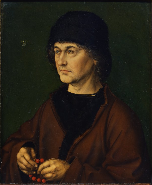 Bildnis des Vaters des Künstlers - Albrecht Dürer als Kunstdruck oder
