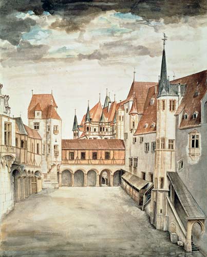 Castle Courtyard, Innsbruck von Albrecht Dürer