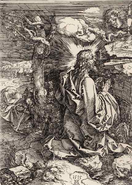 Christ on Mt. of Olives von Albrecht Dürer