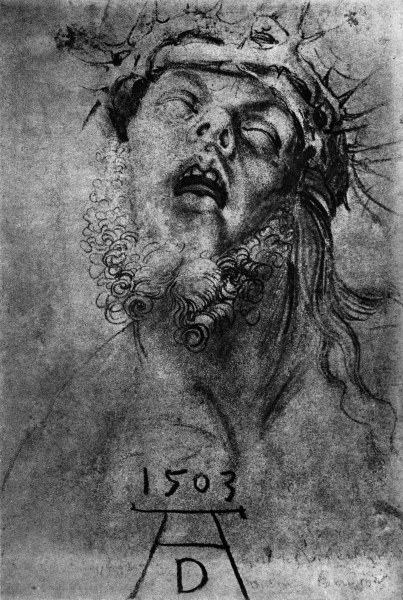 Dürer / Head of the dead Christ von Albrecht Dürer