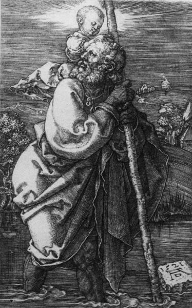 Dürer / St. Christopher von Albrecht Dürer