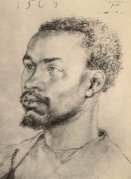 Head of a black man von Albrecht Dürer