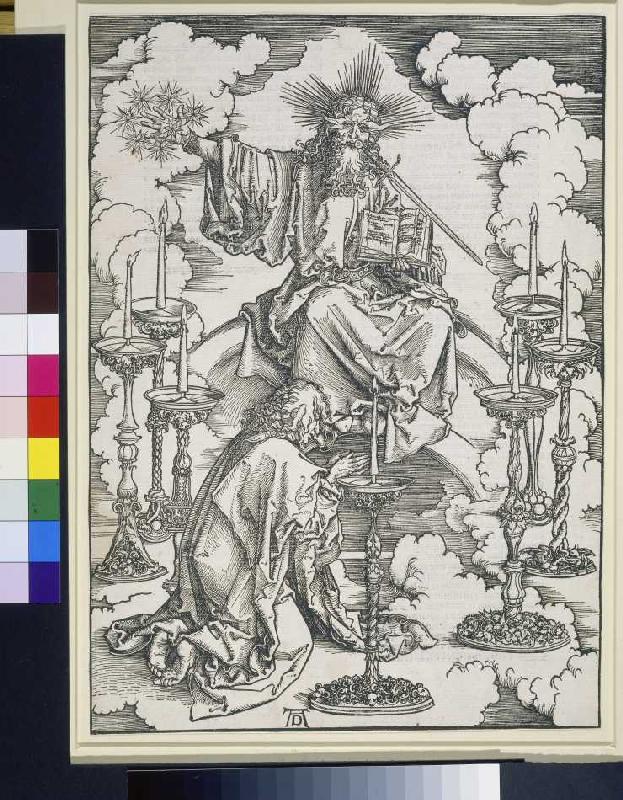 Johannes erblickt die sieben Leuchter von Albrecht Dürer
